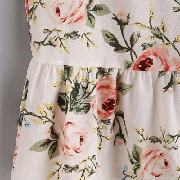 NEW Floral racerback tank - Picture 5 of 7